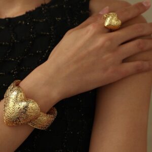 Heart Hollow Out Ring