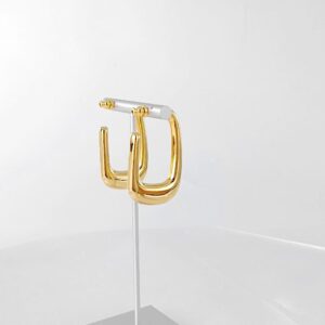 Hollow Out Rectangle Earrings