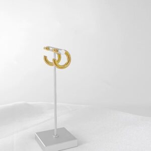 Hollow Out C Earrings