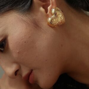 Heart Hollow Out Earrings