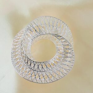 Spiral Woven Open - work Bangle