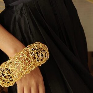 Hollow Out Bird Net Bangle
