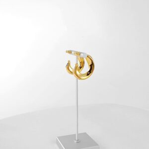 Hollow Out Hoop Earrings